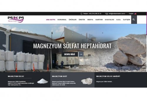 www.maltasmaden.com.tr our web site renewed